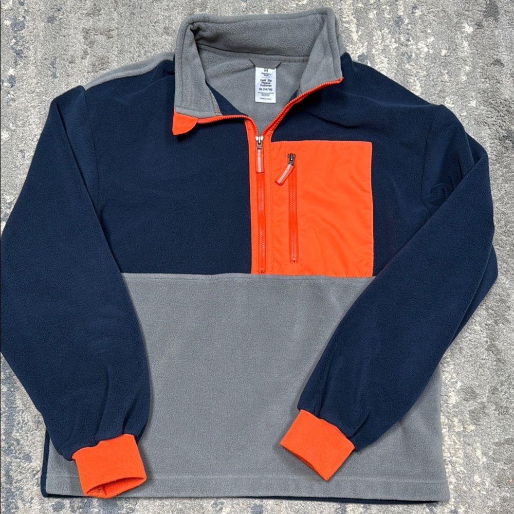 Boy’s Colorblock Half-Zip Sweater